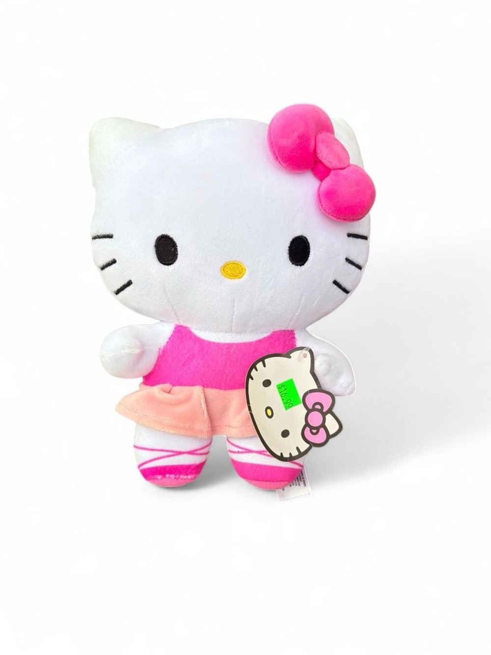 Hello Kitty Pink Ballet Dress Plush Doll โ NWT
